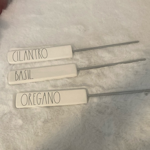 Rae Dunn 3 Garden Stakes - Picture 1 of 4